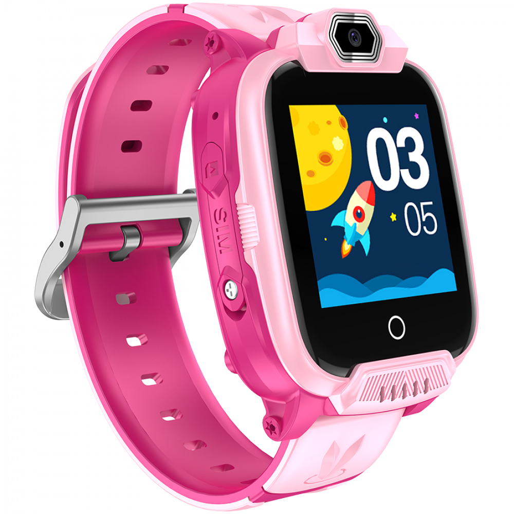 Smartwatch für Kinder 4G GPS Kamera SOS Canyon Jondy KW-44 Rosa