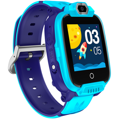 Smartwatch for kids 4G GPS with camera SOS Canyon Jondy KW-44 blue