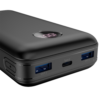 Power bank 20000 mAh PD 20W QC 3.0 LED Canyon PB 2002 black