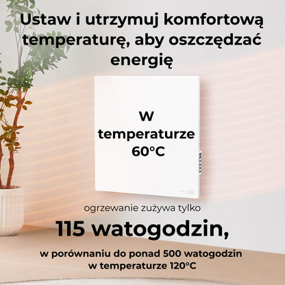 AENO GH11S Quadro Smart 1cm 500W Infrared Electric Heater