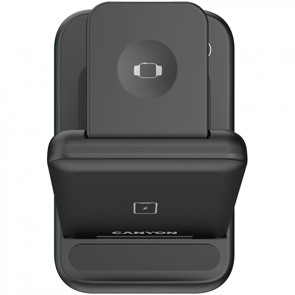 15W 3-in-1 Wireless Charger Canyon WS-304 Black