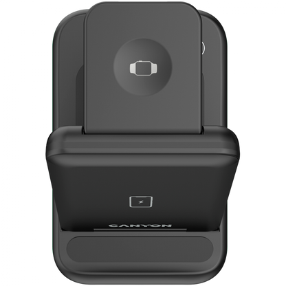 15W 3-in-1 Wireless Charger Canyon WS-304 Black