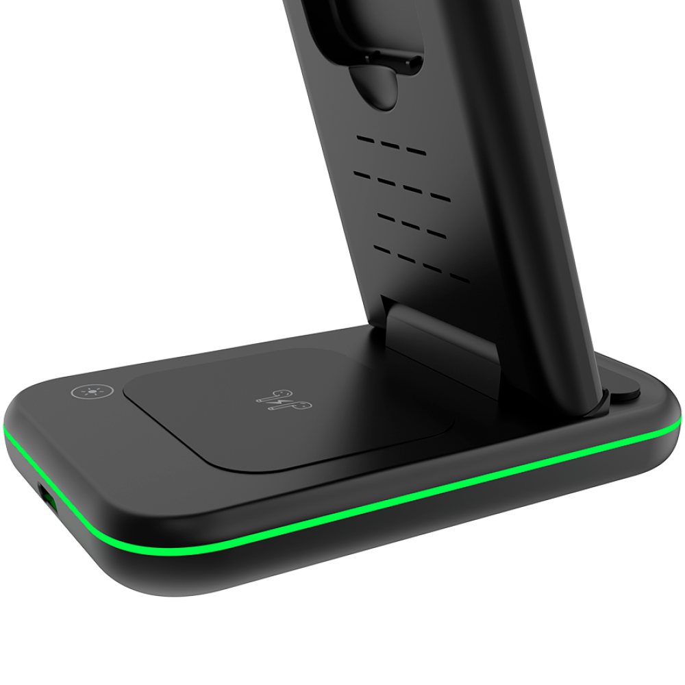 15W 3-in-1 Wireless Charger Canyon WS-304 Black