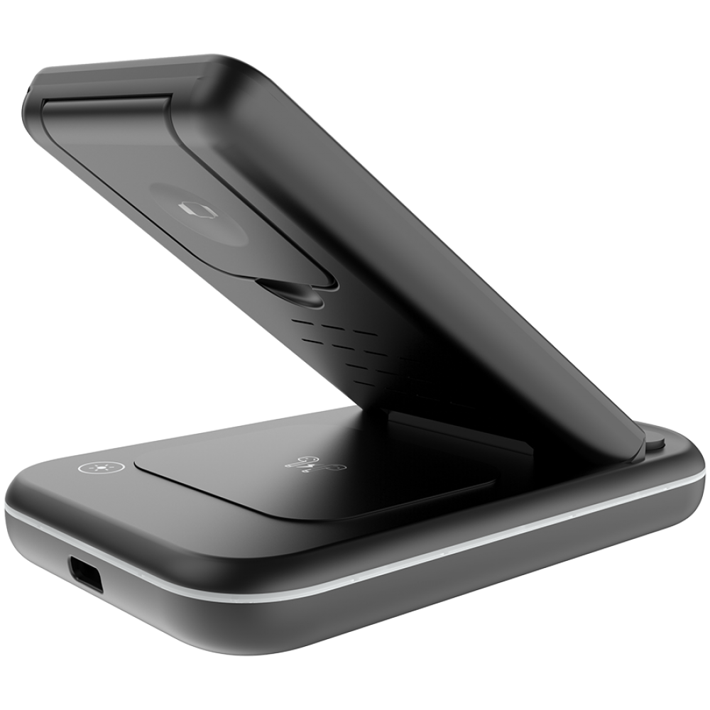 15W 3-in-1 Wireless Charger Canyon WS-304 Black