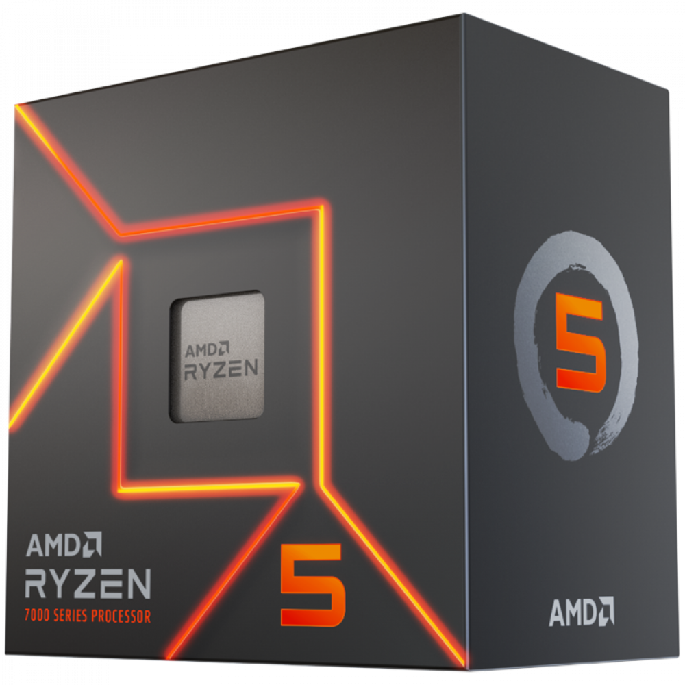 AMD Ryzen 5 7600 Desktop Processor 3.80 GHz AM5 6 Cores 12 Threads 5 nm