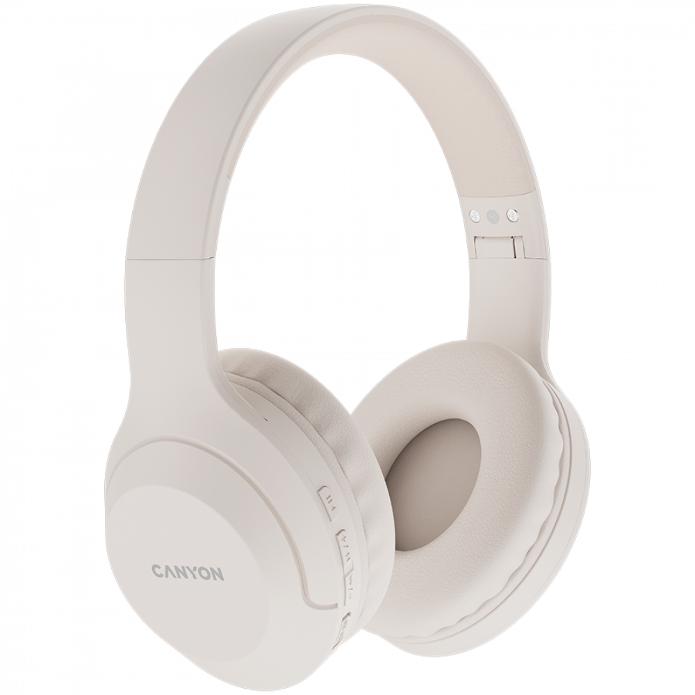 Wireless Bluetooth Over-Ear Headphones Canyon BTHS-3 Beige