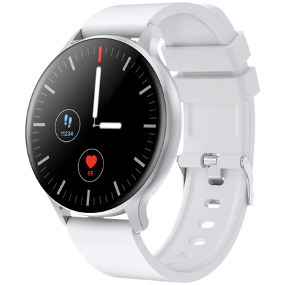 Smartwatch z funkcjami sportowymi Canyon SW68 srebrny biały