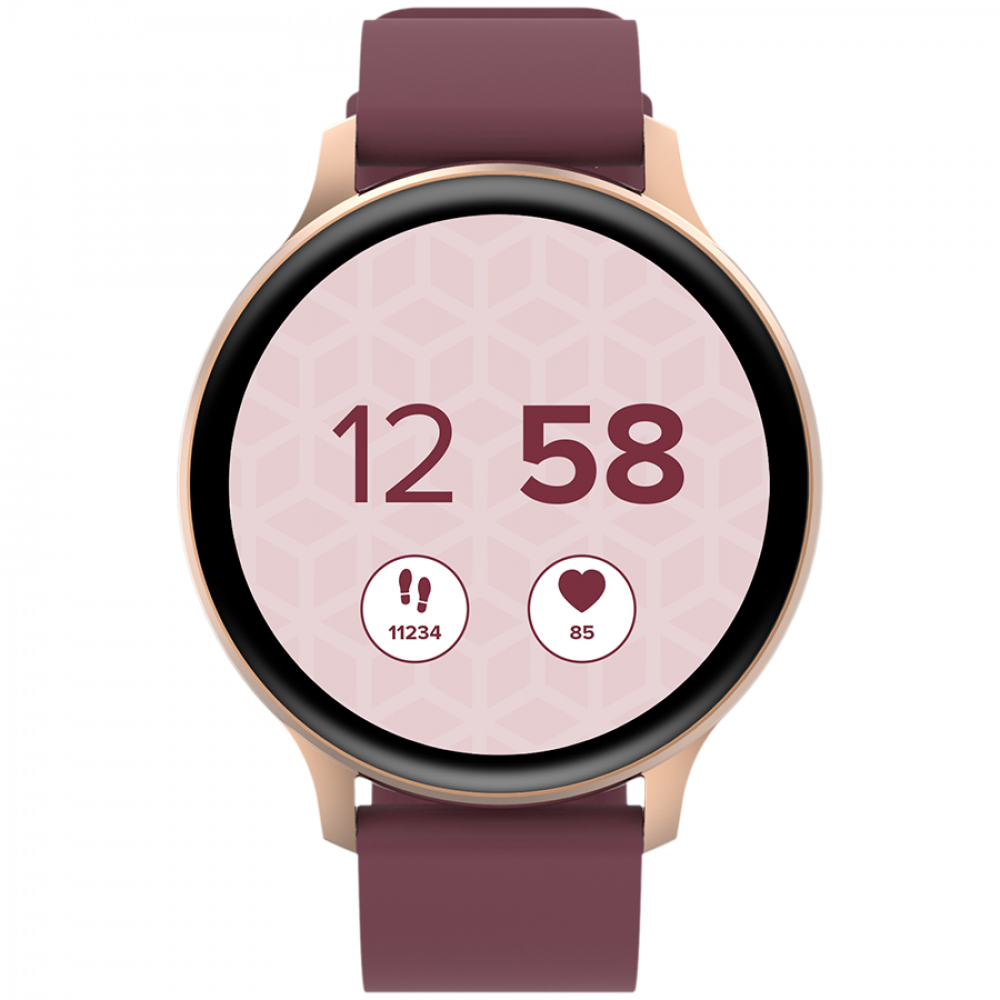 Smartwatch mit Sportfunktionen Canyon SW68 Roségold