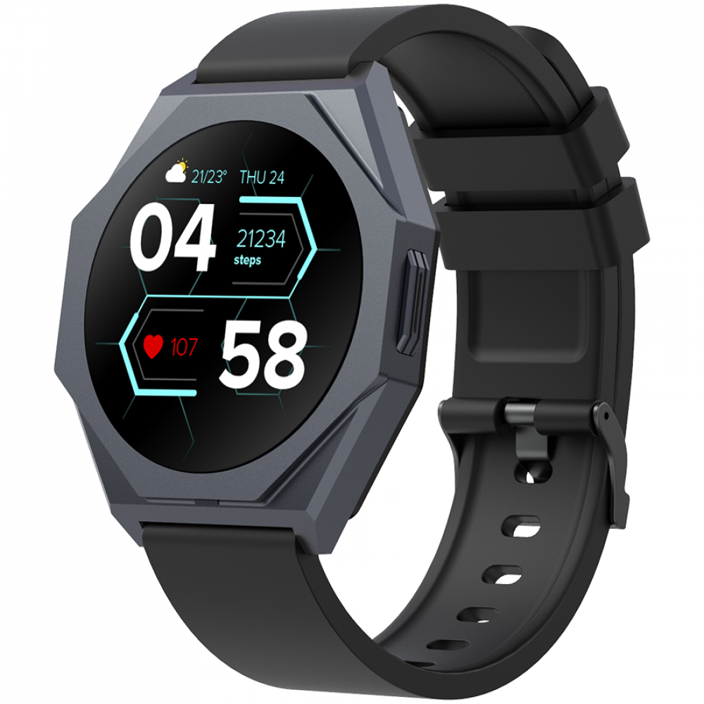 Smartwatch z funkcjami sportowymi Canyon SW-86 czarny