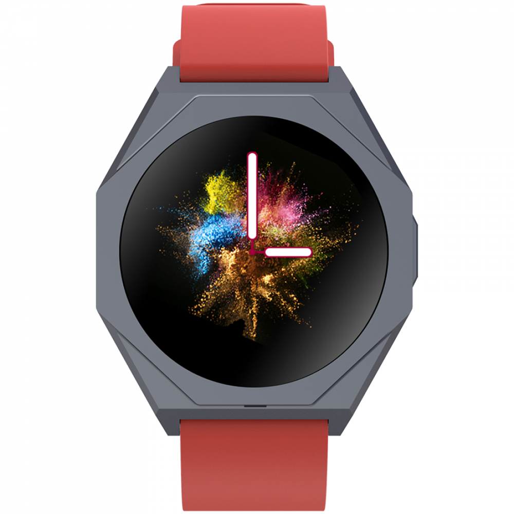 Smartwatch Canyon SW-86 with health features red