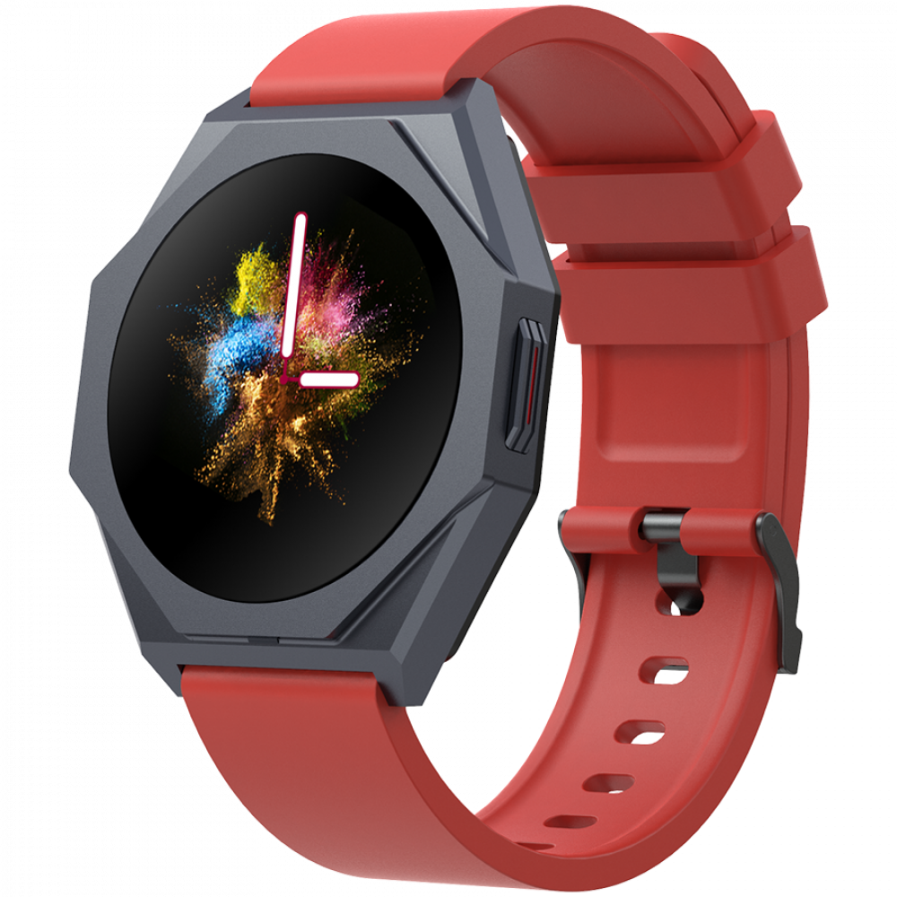 Smartwatch Canyon SW-86 with health features red