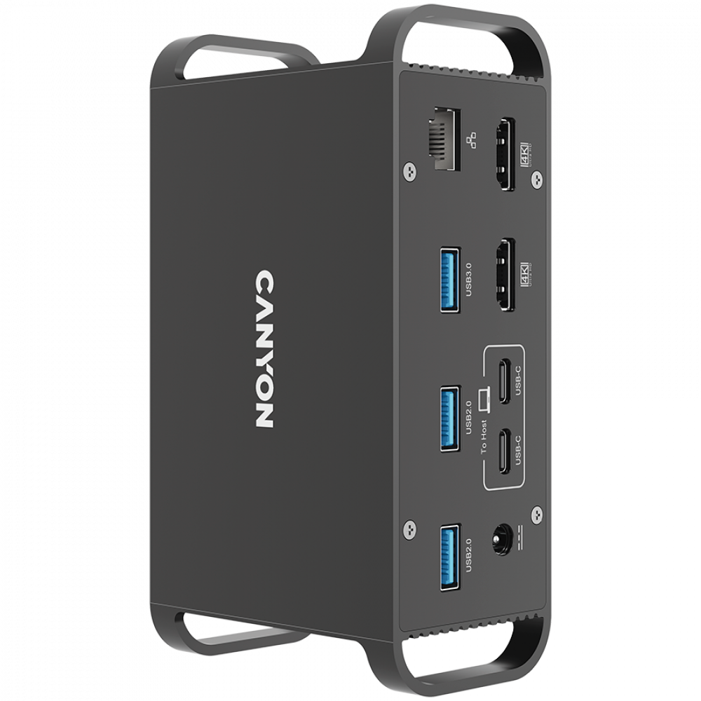 Tragbarer USB-C-Hub 14-in-1 Canyon DS-95 Grau