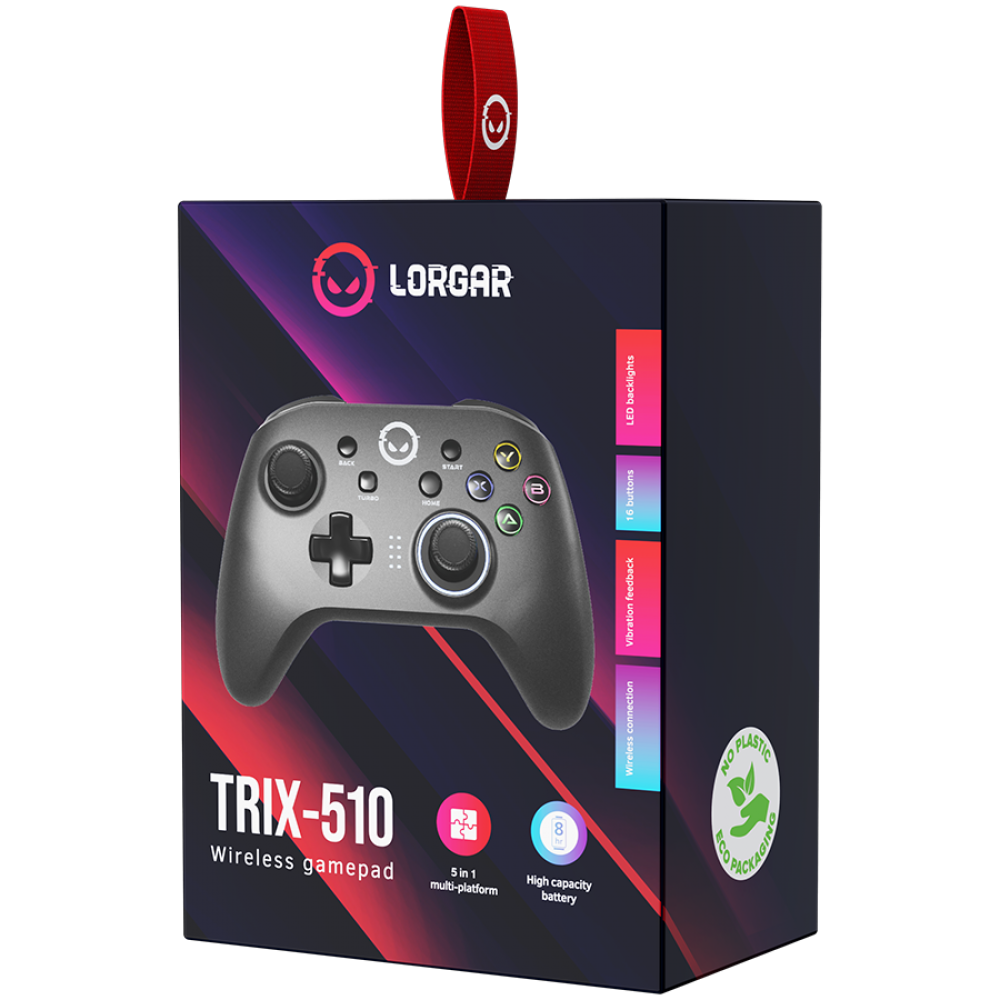 Wireless Gamepad for Android, Nintendo Switch, PC, PS3 Black