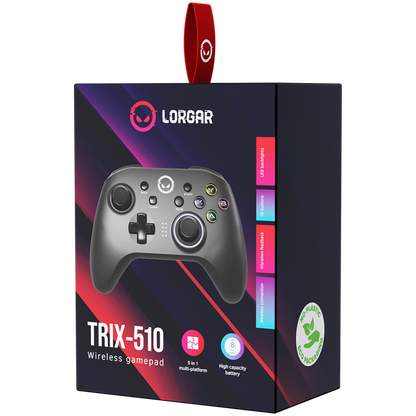 Wireless Gamepad for Android, Nintendo Switch, PC, PS3 Black