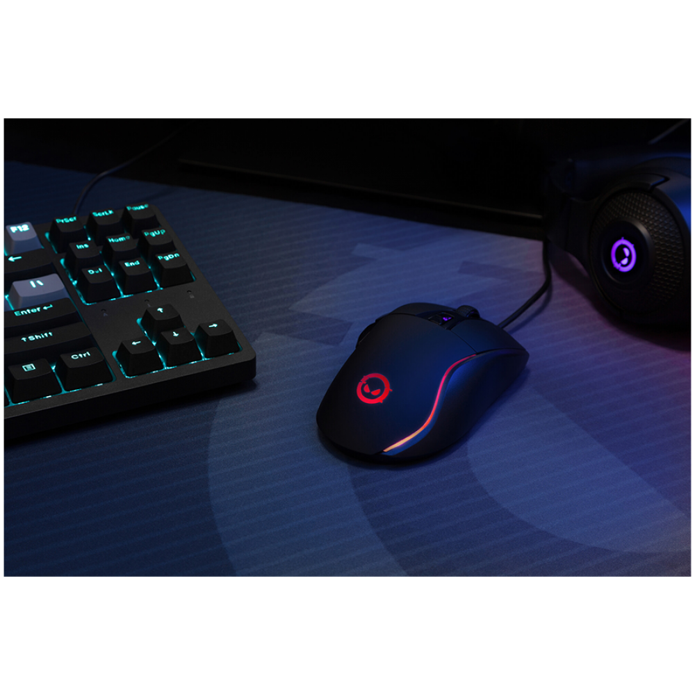 Gaming Mouse USB LED RGB Lorgar Jetter 357 Black