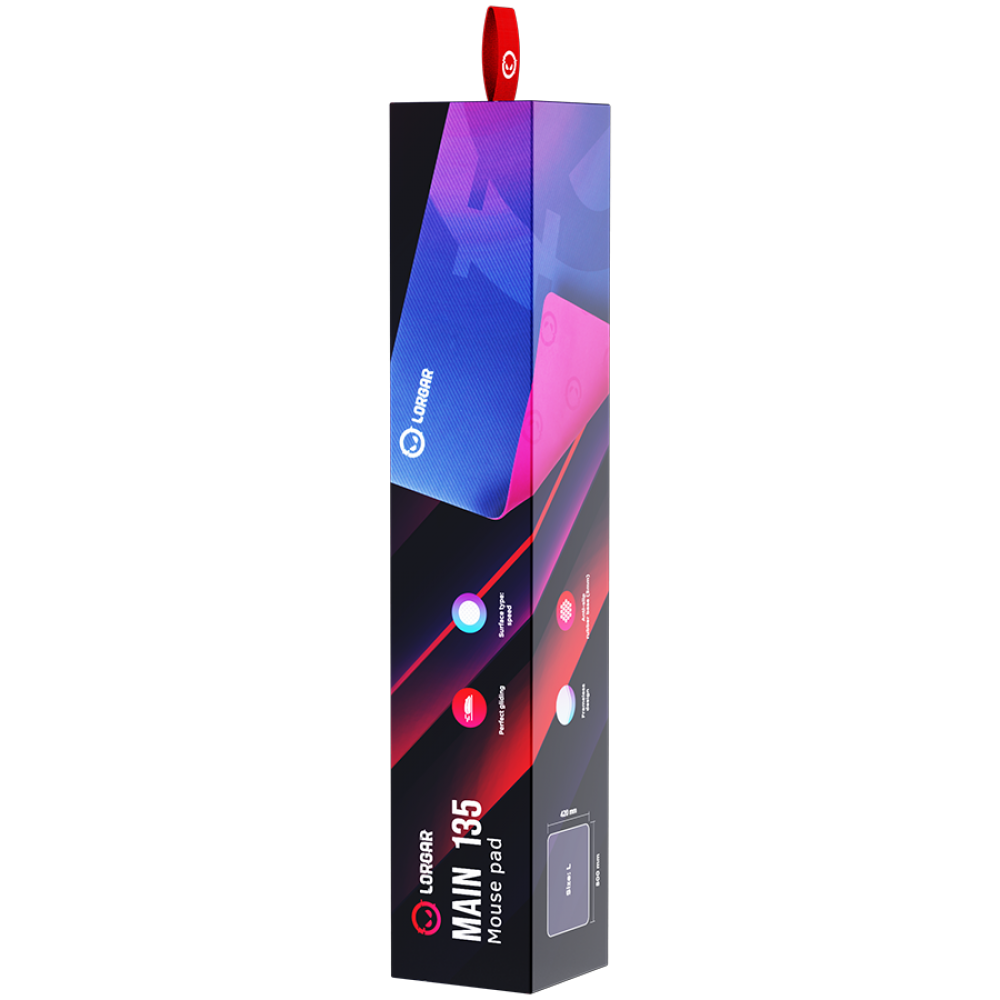 Lorgar Main 135 cm Black Gaming Mat