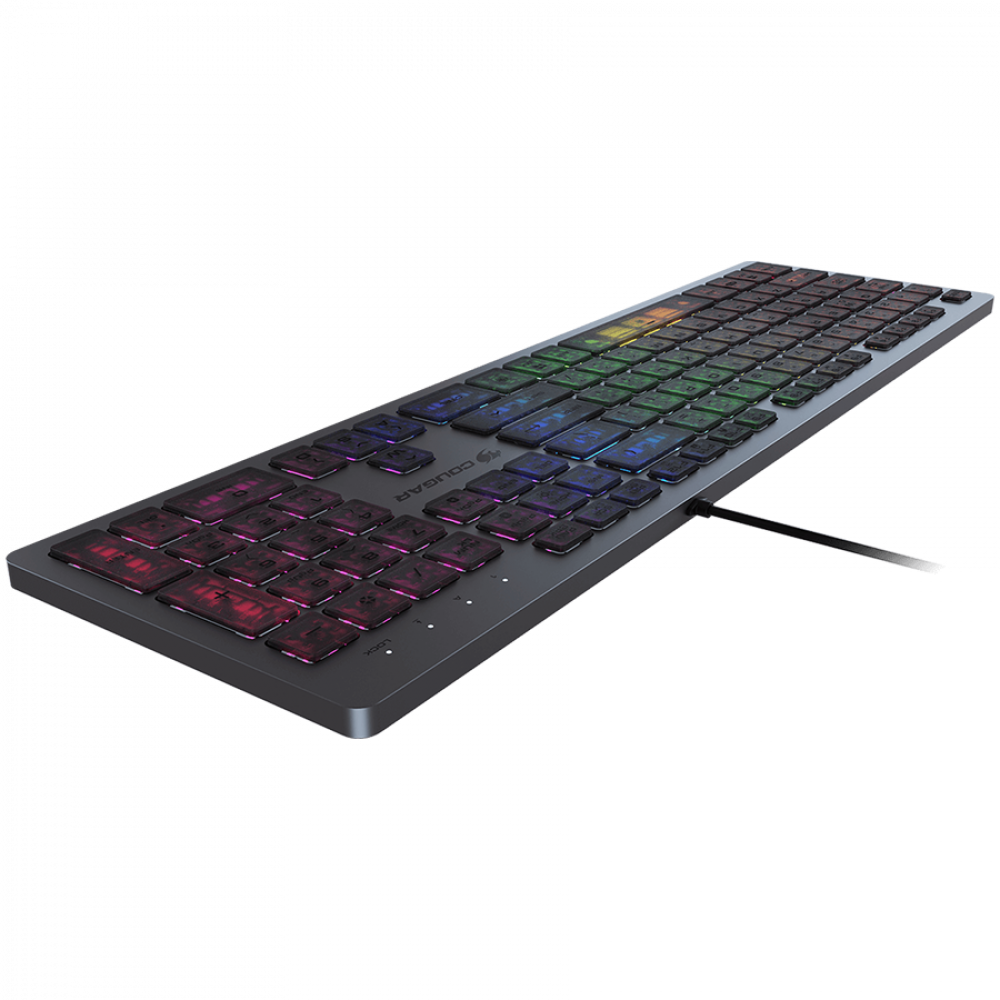 Gaming-Tastatur COUGAR Vantar AX kabelgebunden mit RGB-Beleuchtung schwarz