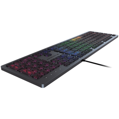 Gaming-Tastatur COUGAR Vantar AX kabelgebunden mit RGB-Beleuchtung schwarz