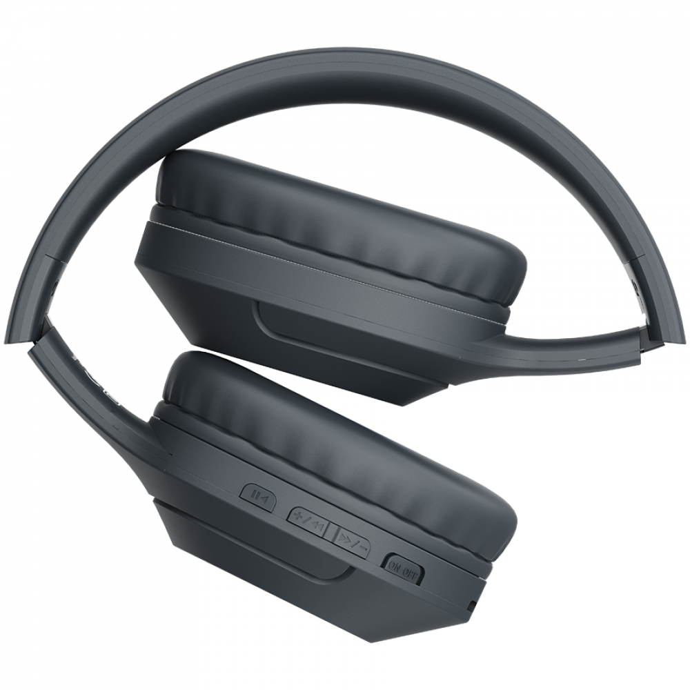 Canyon BTHS 3 kabellose Bluetooth-Kopfhörer, dunkelgrau