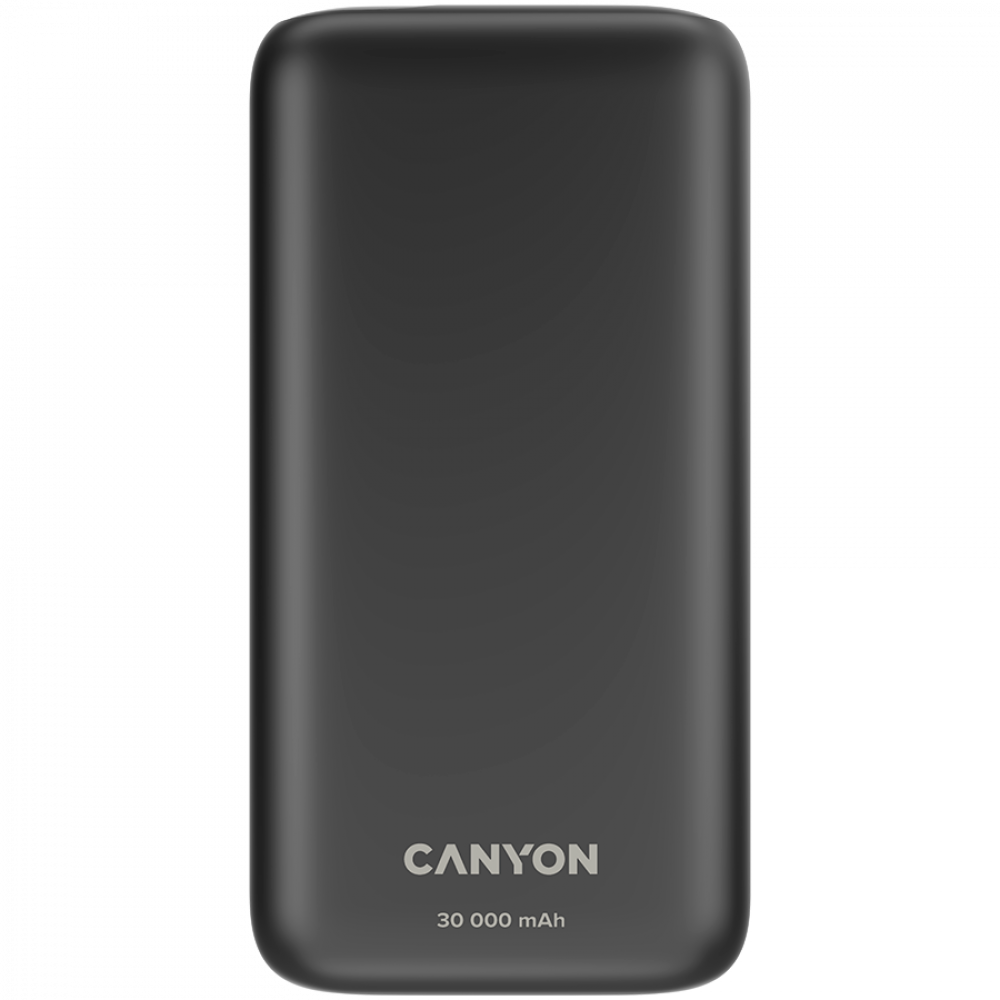 Power bank 30000 mAh PD 20W QC 3.0 LED Canyon PB 301 black