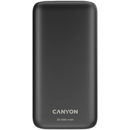 Power bank 30000 mAh PD 20W QC 3.0 LED Canyon PB 301 black
