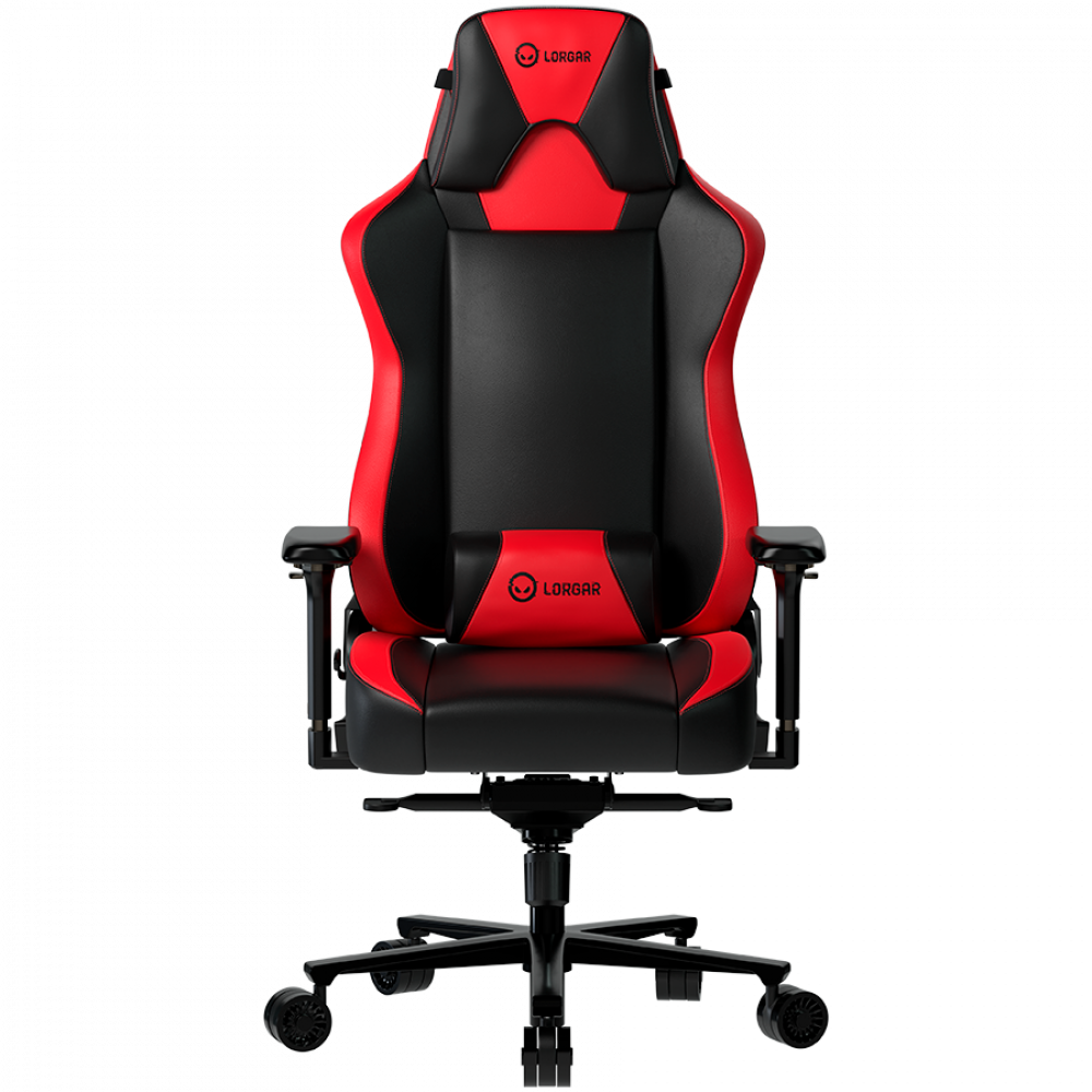 Ergonomic Gaming Chair Black Red Lorgar Base 311