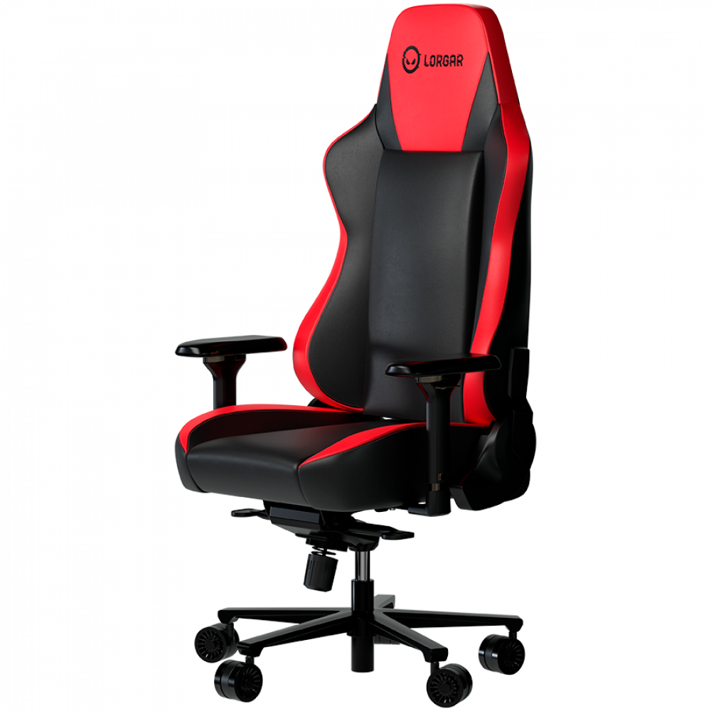 Ergonomic Gaming Chair Black Red Lorgar Base 311
