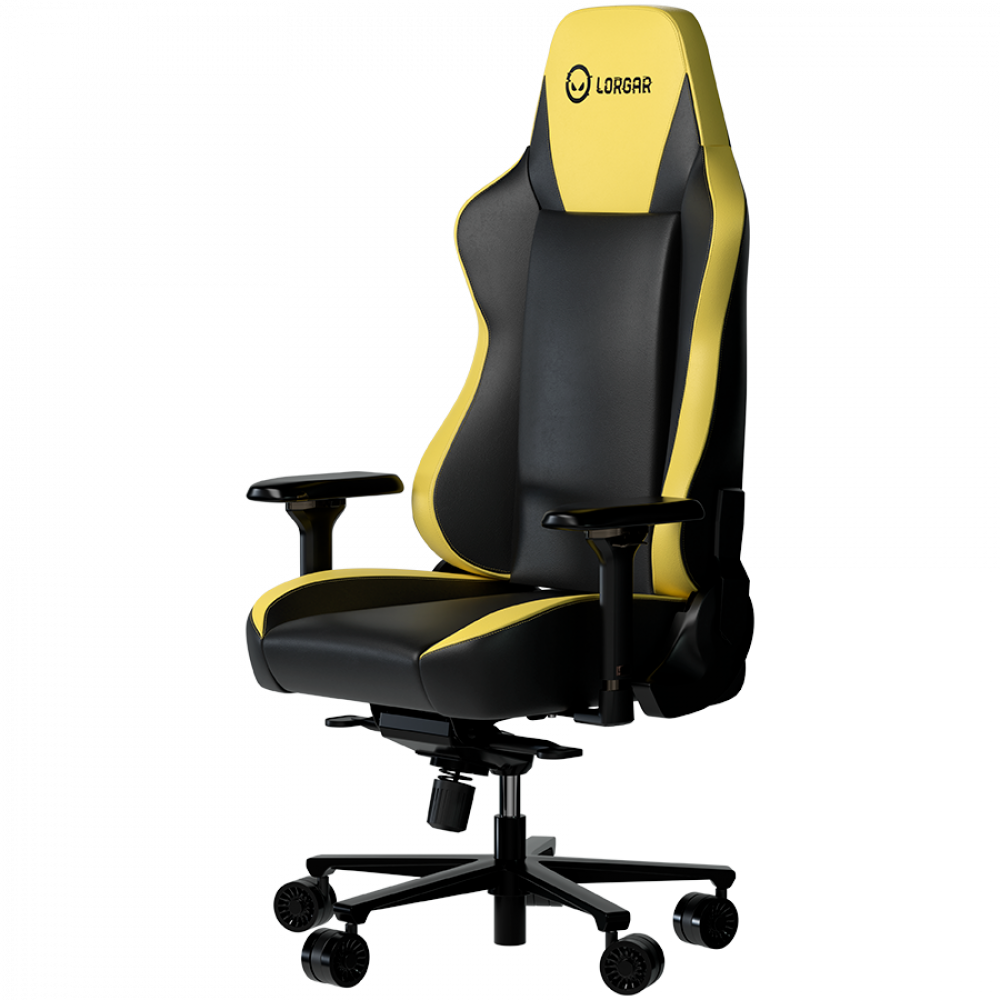 Lorgar Base 311 Ergonomic Black and Yellow Gaming Chair