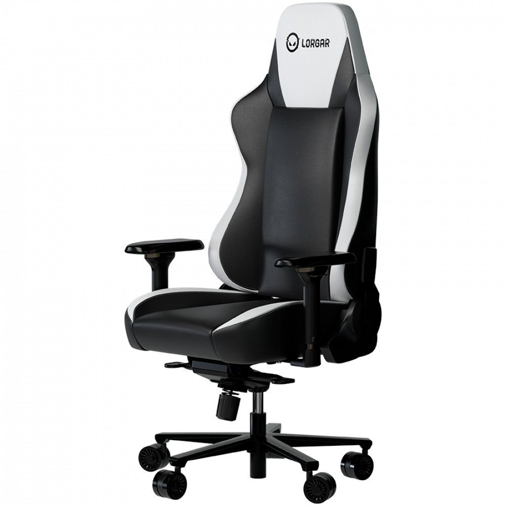 Lorgar Base 311 Black and White Ergonomic Gaming Chair
