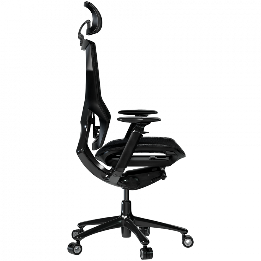 Lorgar 855 Black Ergonomic Gaming Chair with Pillows