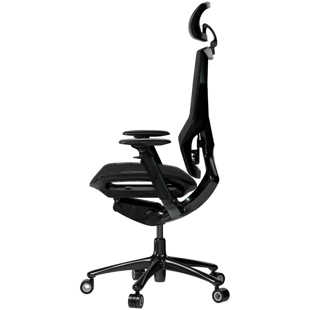 Lorgar 855 Black Ergonomic Gaming Chair with Pillows