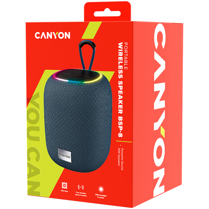 Canyon BSP-8 10W Portable Bluetooth Speaker Grey