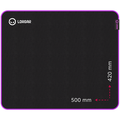 Lorgar Main 315mm Gaming Mouse Pad Black