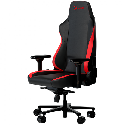 Fotel gamingowy ergonomiczny czarno czerwony Lorgar 533