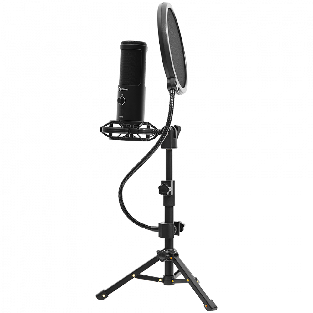 Lorgar Voicer 721 USB Gaming Microphone black