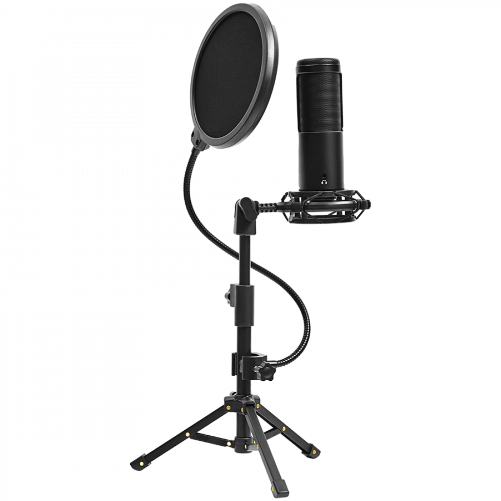 Lorgar Voicer 721 USB Gaming Microphone black