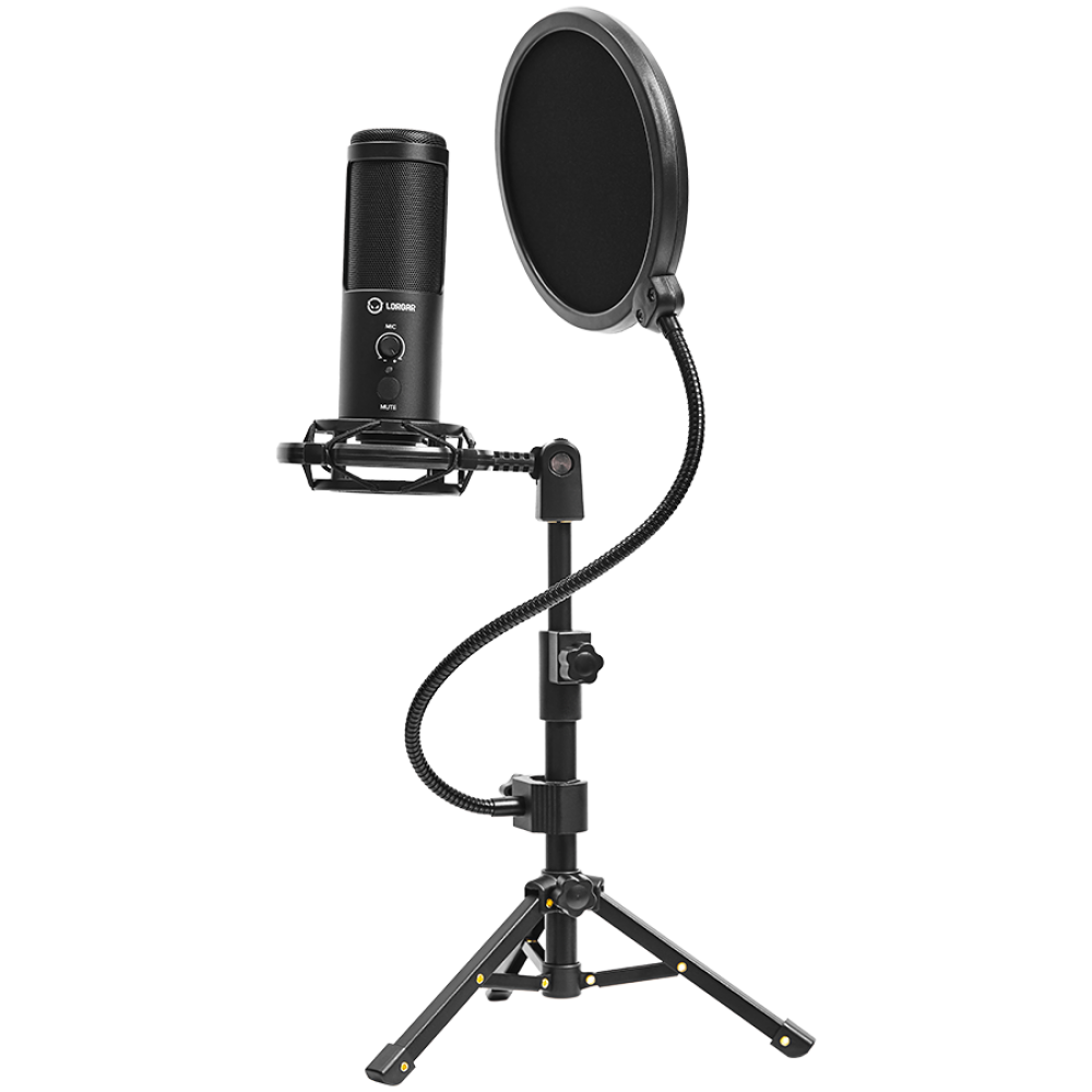 Lorgar Voicer 721 USB Gaming Microphone black