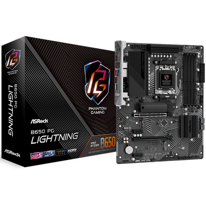 Płyta główna ASROCK B650 PG Lightning do AMD Ryzen 7000 DDR5 6400 MHz ATX