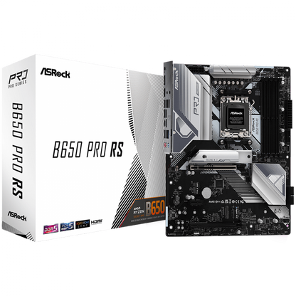 ASROCK B650 PRO RS ATX-Motherboard für AMD Ryzen 7000 DDR5 6200 MHz
