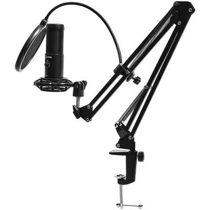 USB-Gaming-Mikrofon Lorgar Voicer 931 schwarz mit Ständer