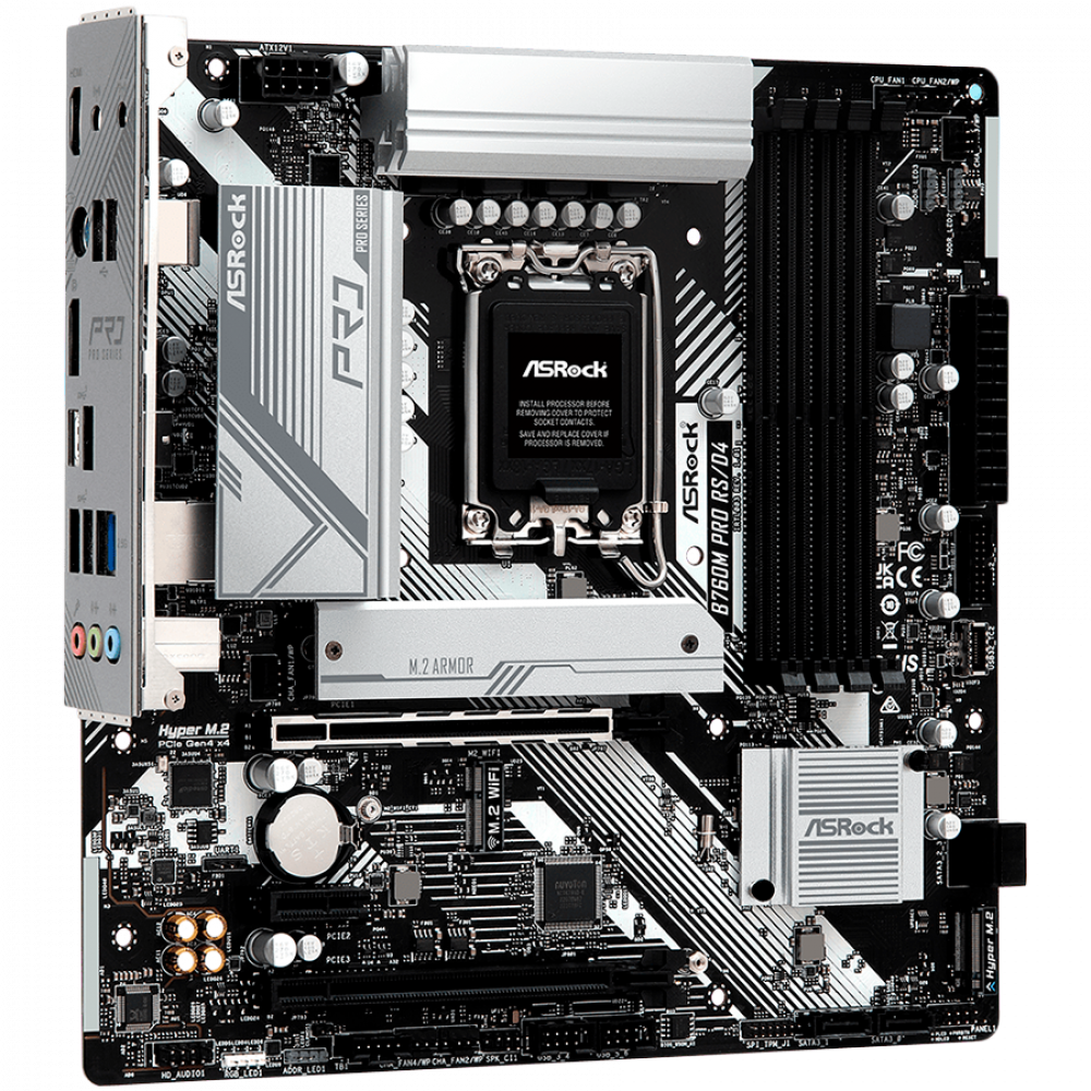 Motherboard ASROCK B760M Pro RS Micro ATX DDR5 7200 MHz