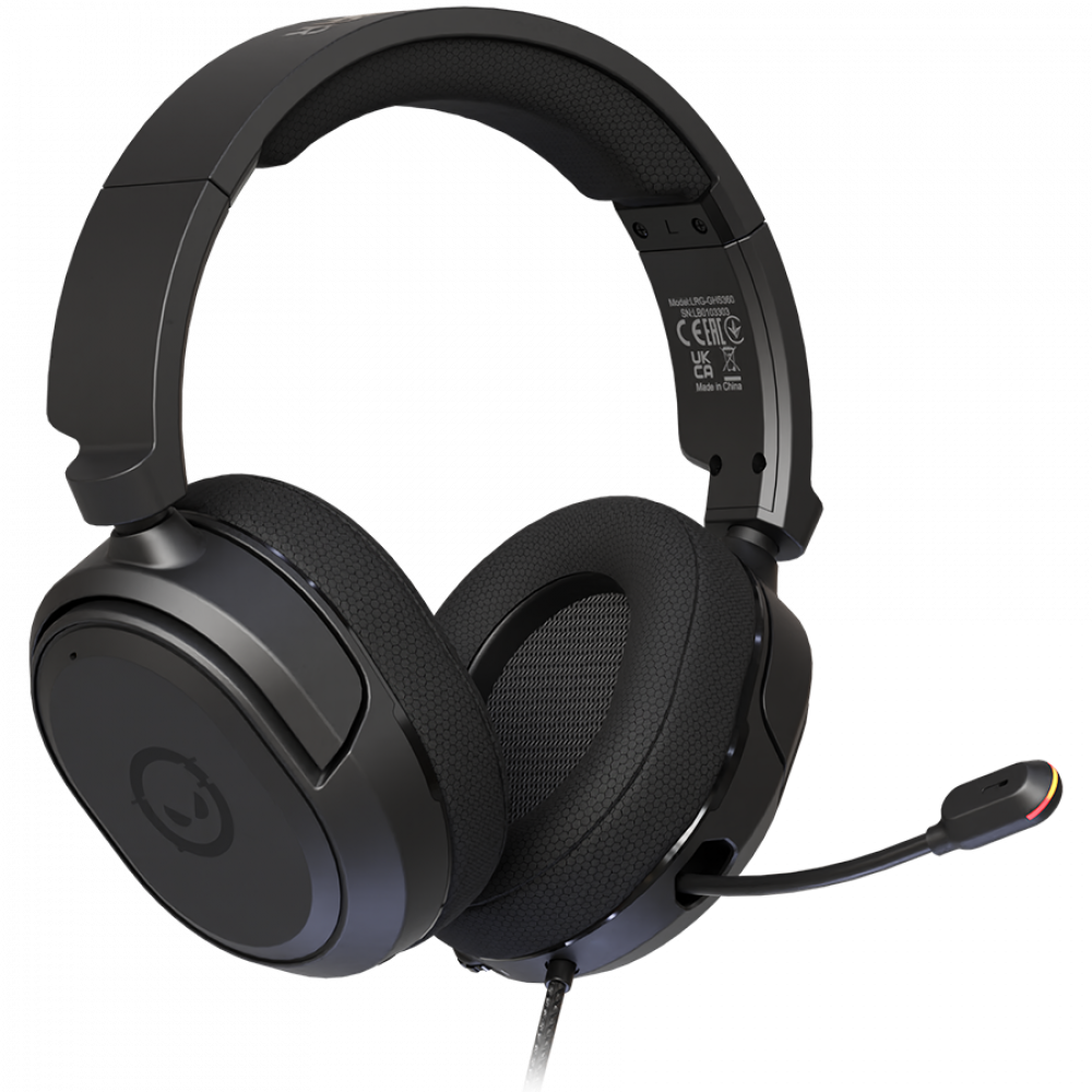 Gaming-Headset Lorgar Kaya 360 mit Mikrofon schwarz