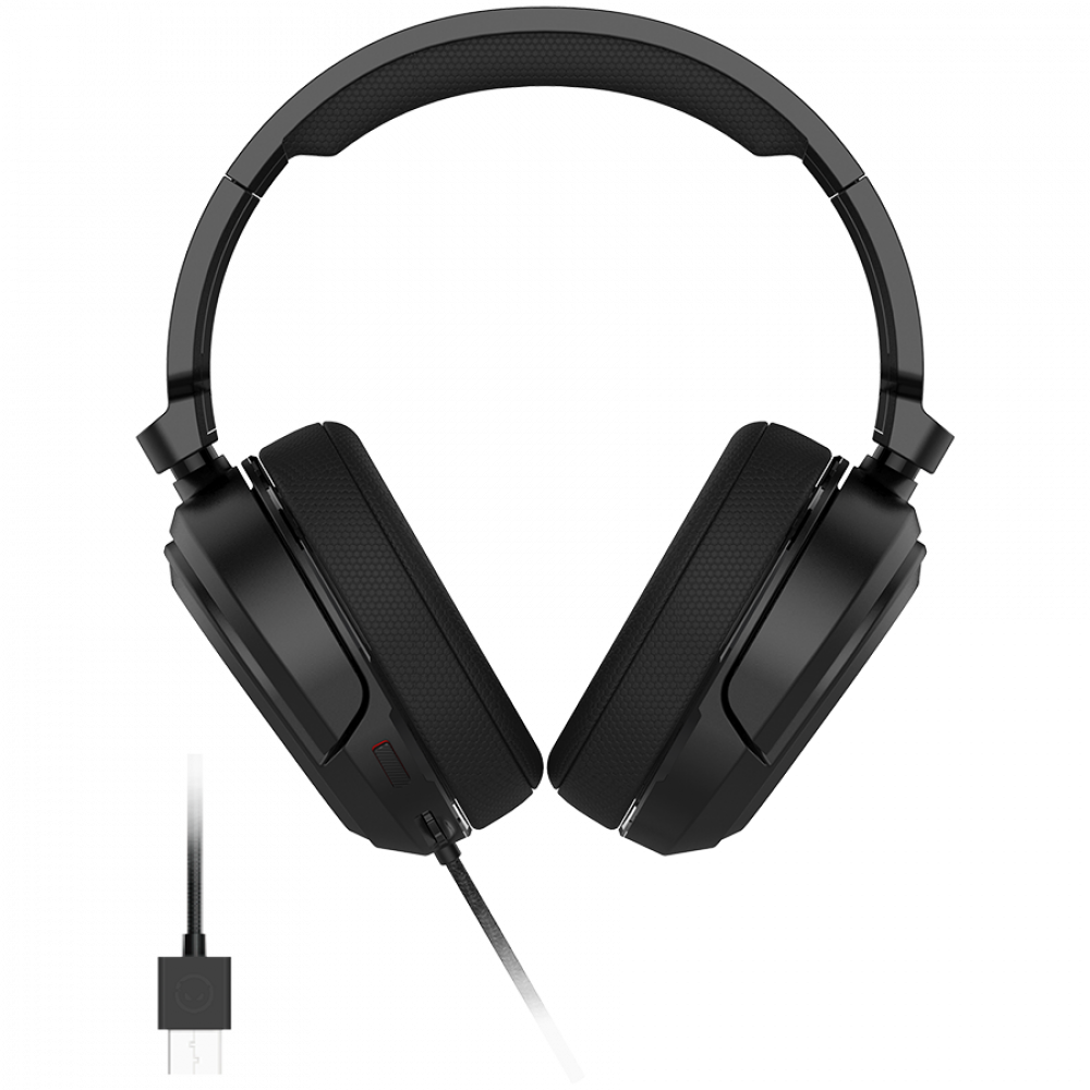 Gaming-Headset Lorgar Kaya 360 mit Mikrofon schwarz