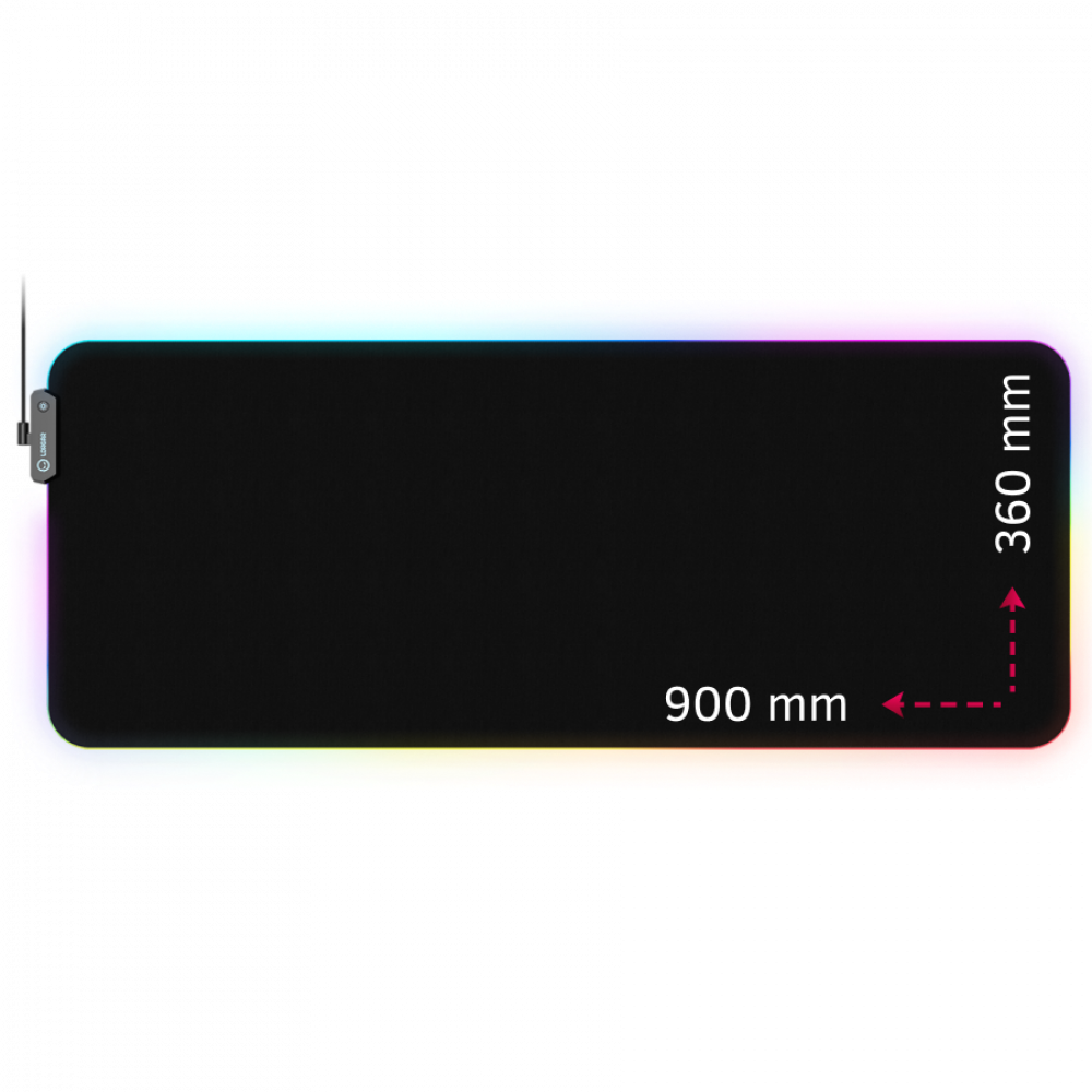 Lorgar Steller 919 Gaming-Mauspad, schwarz