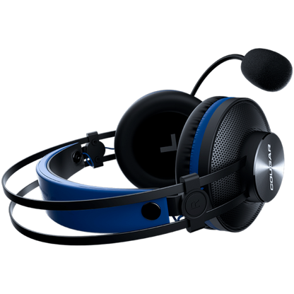 COUGAR Over-Ear Noise-Cancelling Headphones, Black-Blue