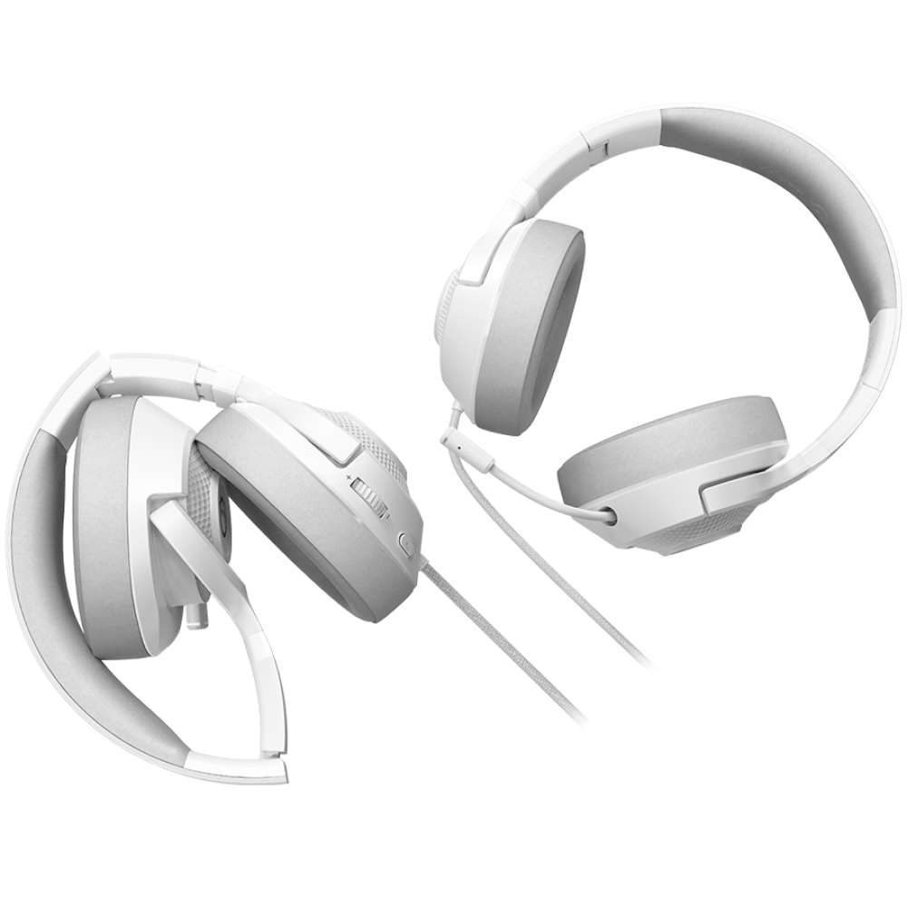 Lorgar Noah 101 Gaming-Headset, tragbar, weiß