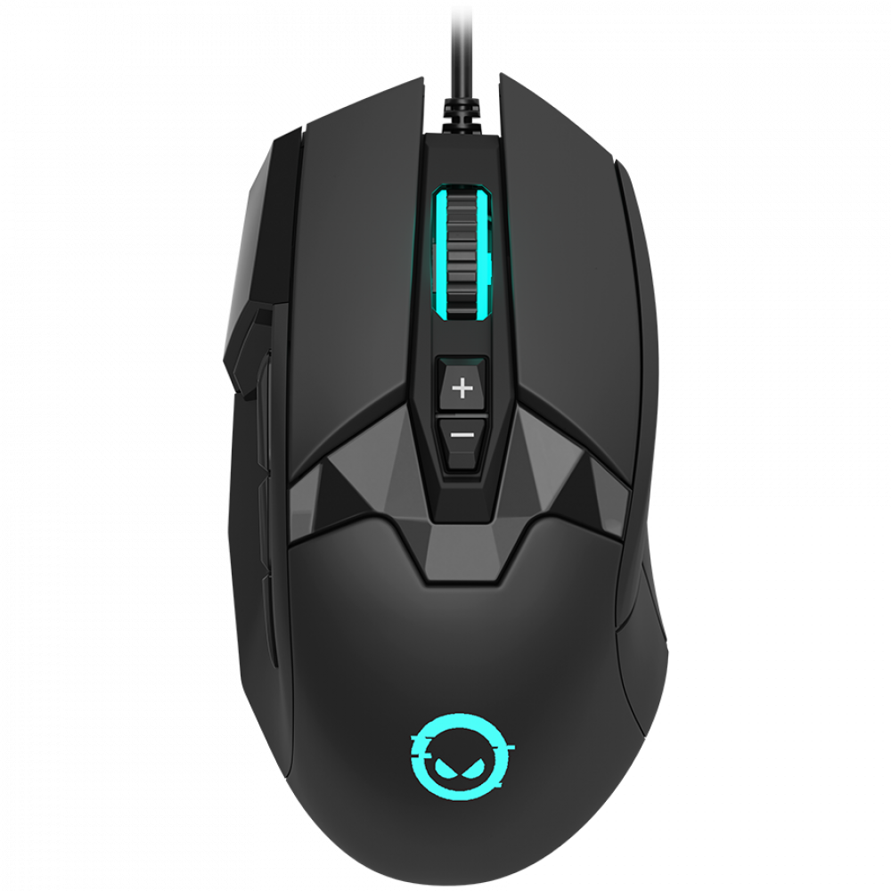 Gaming-Maus USB LED RGB Lorgar Stricter 579 schwarz