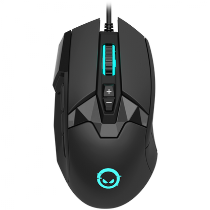 Gaming-Maus USB LED RGB Lorgar Stricter 579 schwarz