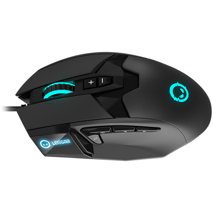 Gaming-Maus USB LED RGB Lorgar Stricter 579 schwarz
