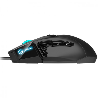 Gaming-Maus USB LED RGB Lorgar Stricter 579 schwarz